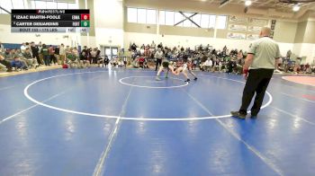 175 lbs 3rd Place - Izaac Martin-poole, Edward Little vs Carter Desjardins, Fort Kent