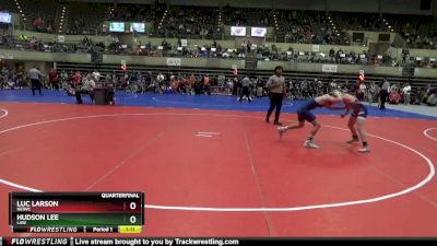 115 lbs Quarterfinal - Hudson Lee, LAW vs Luc Larson, NEIWC