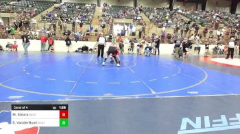 110 lbs Consi Of 4 - Merik Sikora, Backyard Bullies Wrestling Club vs Serinitie VanderBush, South Paulding Junior Spartans Wrestling Club