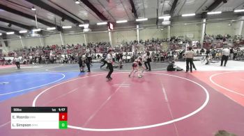 98 lbs Semifinal - Everett Roorda, Grindhouse WC vs Lucas Simpson, Athlos Wrestling