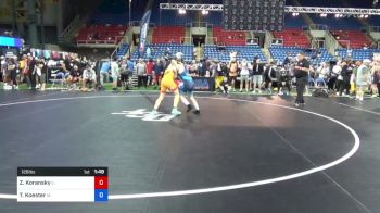 126 lbs Rnd Of 16 - Zev Koransky, Illinois vs Timothy Koester, Iowa