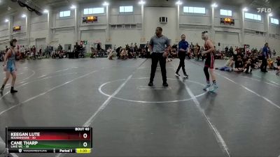 110 lbs Round 8 (10 Team) - Cane Tharp, Lake WC vs Keegan Lute, ROUGHHOUSE