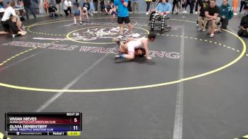 74 lbs Round 2 - Olivia Demientieff, Bethel Freestyle Wrestling Club vs Vivian Nieves, Alaska Battle Cats Wrestling Club