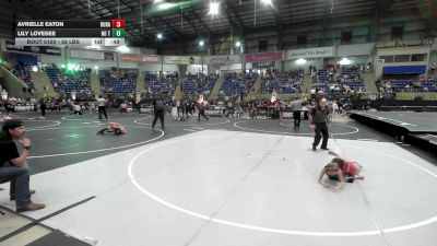 58 lbs Consolation - Avrielle Eaton, Duran Elite vs Lily Lovesee, No Team