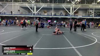 100 lbs Round 6 (10 Team) - Kaden Husick, Upstate Uprising vs Logan Takach, Iron Horse