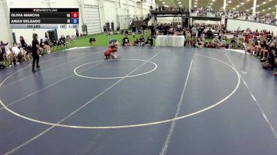100 lbs Olivia Mancha, Virginia vs Aniah Delgado, Indiana