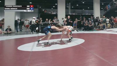 55 kg Champ. Rd Of 128 - Dominic Marchack, Eierman Elite Wrestling Club vs Daniel Berdich, Built By Brunson Wrestling