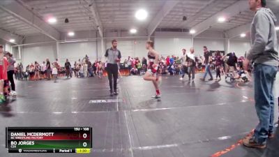 108 lbs Quarterfinal - Bo Jorges, C2X vs Daniel McDermott, NC Wrestling Factory