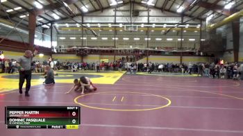106 lbs Champ. Round 1 - Pepper Martin, University (WV) vs Dominic Pasquale, IC Catholic Prep