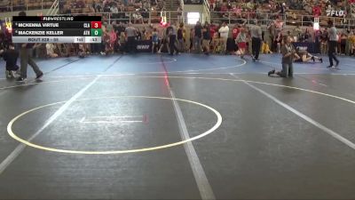 55 lbs 1st Place Match - McKenna Virtue, Claymont vs Mackenzie Keller, Athena