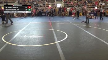 55 lbs 1st Place Match - McKenna Virtue, Claymont vs Mackenzie Keller, Athena