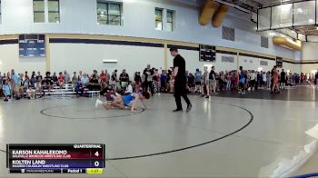 94 lbs Quarterfinal - Karson Kahalekomo, Daleville Broncos Wrestling Club vs Kolten Land, Maurer Coughlin Wrestling Club