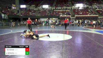 130 lbs Quarterfinal - Wyatt Horner, Natrona Colts Wrestling Club vs Jacob Williams, Black Hills Wrestling Academy