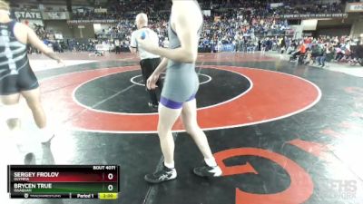 4A 157 lbs Champ. Round 1 - Brycen True, Issaquah vs Sergey Frolov, Olympia