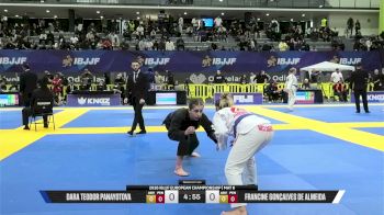 Francine Gonçalves De Almeida vs Dara Teodor Panayotova 2026 European Jiu-Jitsu IBJJF Championship