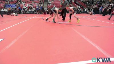 85 lbs Consolation - Talon Peterpaul, Iron Will Wrestling Club vs Keaton Wallick, Grover Rains Wrestling Club