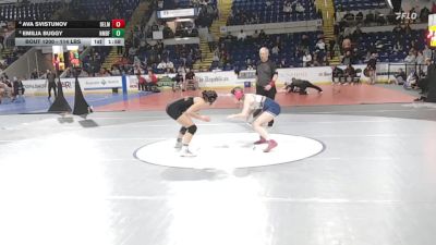 114 lbs 5th Place - Ava Svistunov, Belmont vs Emilia Buggy, Northeast Metro Tech/Bishop Fenwick