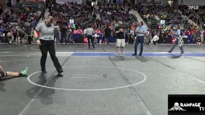 120 lbs Quarterfinal - Declan Tiemstra, Jaguar vs Nathan Bingham, Jr. Kaws