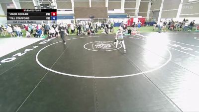 140 lbs 1st Place Match - Zack Kohler, Wasatch Wrestling Club vs Till Stafford, Champions Wrestling Club