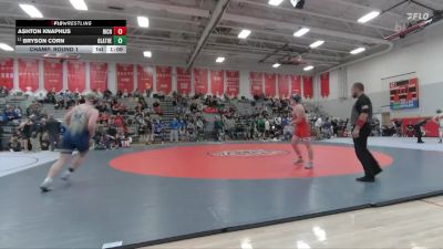190 lbs Champ. Round 1 - Bryson Corn, Olathe vs Ashton Knaphus, Richfield