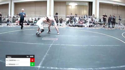 116 lbs Consi Of 16 #2 - Adam Cataline, Roosevelt HS vs Jesse Velasco, Ocrtc