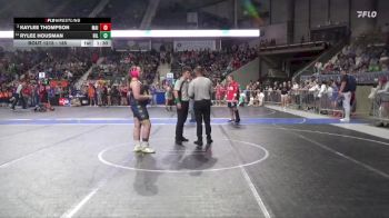 185 lbs Champ. Round 1 - Kaylee Thompson, Maize vs Rylee Housman, Hillsboro