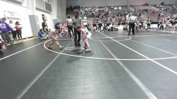 64 lbs Consolation - Mason McCuistion, Tiger Trained Wrestling vs Weston Myers, Keystone Kids Wrestling Club
