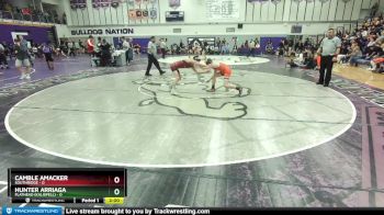 106 lbs Semifinal - Kellen Downing, Flathead (Kalispell) vs Tanner Crosby, Mt. Spokane