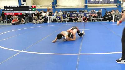 149 lbs Champ. Round 2 - Ike Guttentag, Wesleyan (ct) vs Joe Gangi, New England College