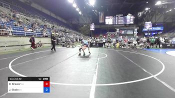 145 lbs Cons 64 #2 - Riley Brewer, Georgia vs Jake Glade, Colorado