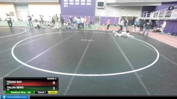 124-126 lbs Round 2 - Tegan Ray, MI vs Talon Berg, WI