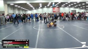 86 lbs Cons. Round 4 - Teriq Bailey, MOBC Lions vs Mason Smith, Hanover Hawkeye Youth Wrestlin