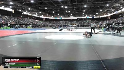 132 lbs Cons. Round 2 - Fox Green, Emmett vs Jayce Topinka, Caldera