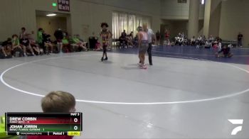 132 lbs Round 3 (6 Team) - Johan Jorrin, BHWC/ Florida Supreme vs Drew Corbin, Funky Boyz