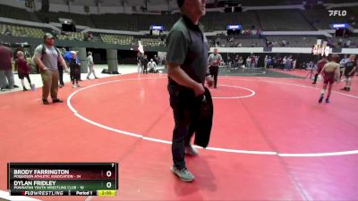 National 3-5 64 Semifinal - Dylan Fridley, Powhatan Youth Wrestling Club vs Brody Farrington, Poquoson Athletic Association