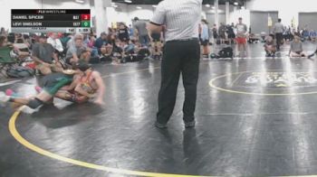 103 lbs Rr Rnd 4 - Daniel Spicer, Mat Warriors Fire - BHSE vs Levi Snelson, VA Team Predator - BHSE