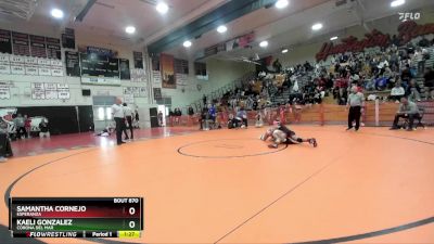 110 lbs Semifinal - Samantha Cornejo, Esperanza vs Kaeli Gonzalez, Corona Del Mar