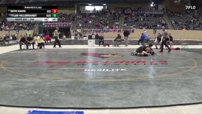 190 lbs Cons. Semi - Seth Davis, Johnson Central vs Tyler Hillebrandt, Oldham County