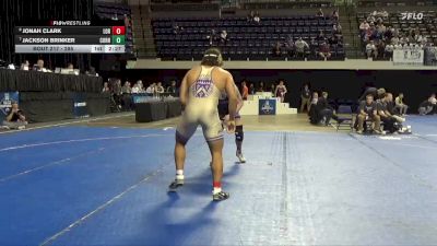 285 lbs Cons. Round 3 - Jackson Brinker, Cornell College vs Jonah Clark, Loras