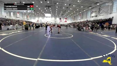 114 lbs Cons. Round 3 - Lilyinn Gullo, 5th Round Wrestling vs Anaisia Smith, Niskayuna Youth Wrestling