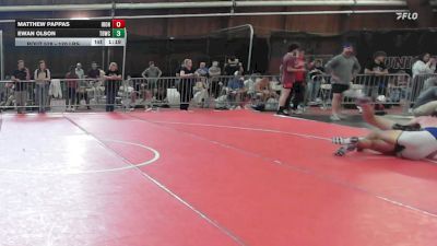 170 lbs Consi Of 4 - Matthew Pappas, Iron Faith/bishop Hendricken vs Ewan Olson, Tdwc/ Derry Area
