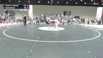 150 lbs Quarters - Bradley Lazzerini, Team Tulsa Wrestling Club vs Aiden Mincey, Simley - MN Elite