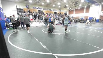 285 lbs 5th Place Match - Zander West, Victor Valley vs Martin Gonzales, Western