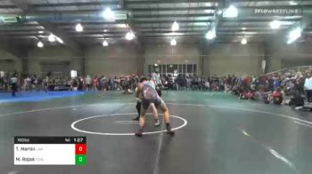 160 lbs Prelims - Tyson Martin, Law vs Miguel Rojas, Toss Em Up