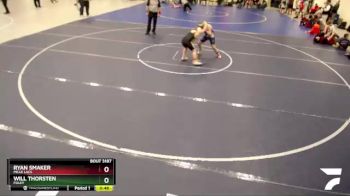 110 lbs Round 3 - Ryan Smaker, Mille Lacs vs Will Thorsten, Foley