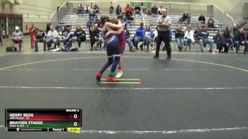 101 lbs Round 2 (6 Team) - Brayden Staggs, SWAT Black vs Henry Begg, ARES Black