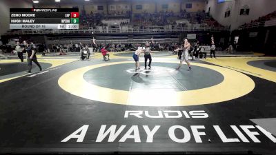 150 lbs Round Of 16 - Zeno Moore, Lake Highland Prep vs Hugh Maley, William Penn Charter