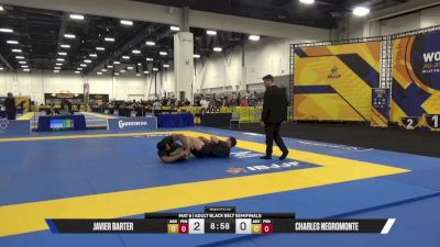 Charles Negromonte vs Javier Barter 2025 World IBJJF Jiu-Jitsu No-Gi Championship