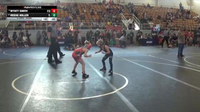 60 lbs Cons. Semi - Wyatt Smith, Valdus Training Center vs Reese Miller, Monster Squad Wrestling