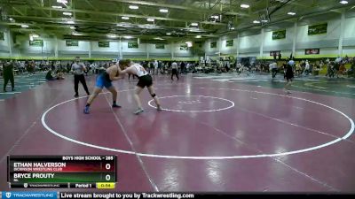 285 lbs Round 3 - Bryce Prouty, NL vs Ethan Halverson, Dickinson Wrestling Club